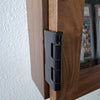 Card Display Cabinet made of walnut