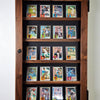 Card Display Cabinet made of walnut