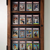 Card Display Cabinet made of walnut