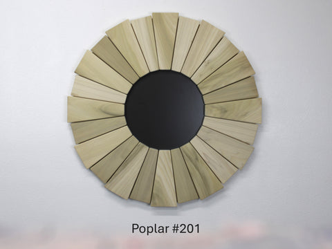 Poplar Sunburst Mirrors