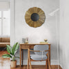 White Oak Sunburst Mirrors