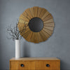 White Oak Sunburst Mirrors