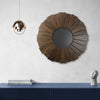 Walnut Sunburst Mirrors