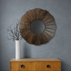 Walnut Sunburst Mirrors