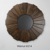 Walnut Sunburst Mirrors