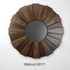 Walnut Sunburst Mirrors