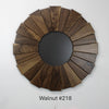Walnut Sunburst Mirrors