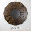 Walnut Sunburst Mirrors