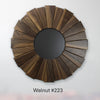 Walnut Sunburst Mirrors