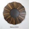 Walnut Sunburst Mirrors