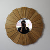 White Oak Sunburst Mirror