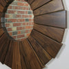 Walnut Sunburst Mirror