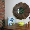 Walnut Sunburst Mirror